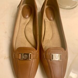 Giani Bernini Tan Leather Loafers